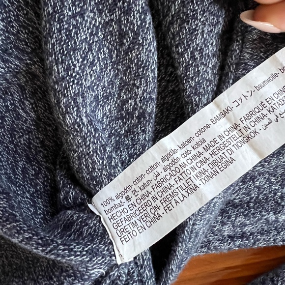 Zara Man Charcoal Knit Long Sleeve Top Size M Minimalist Fit - Picture 5 of 5